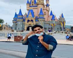 He visited Disneyland in August 2020.